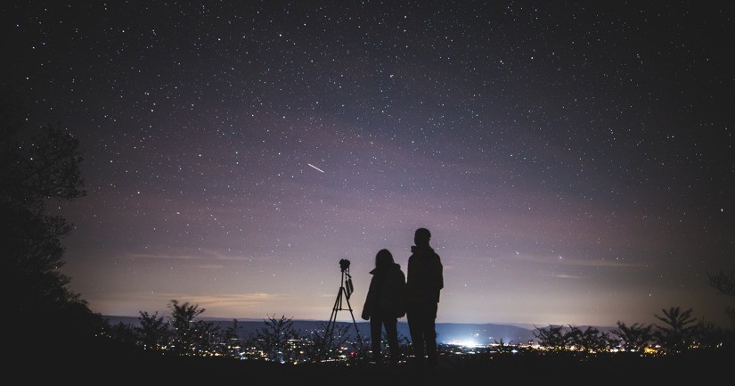 The Best Unique Date Night Spots in Edmonton - Stargazing Image