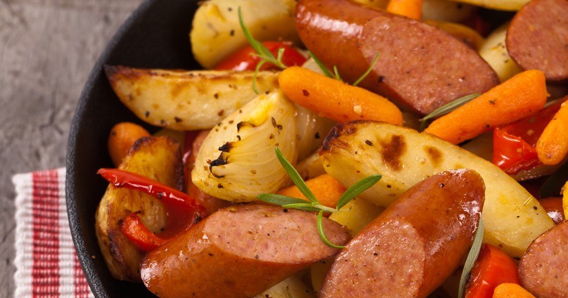 Easy Winter Recipes to Try Tonight - Sausage Bake Image