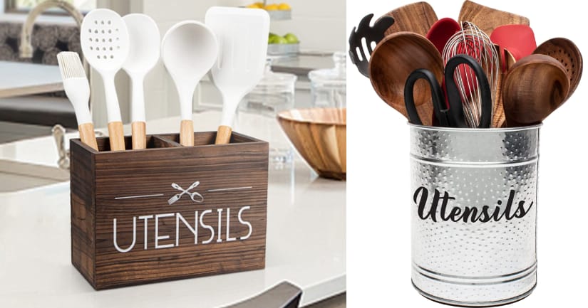 Easy Kitchen Organization Tips - Utensils Image