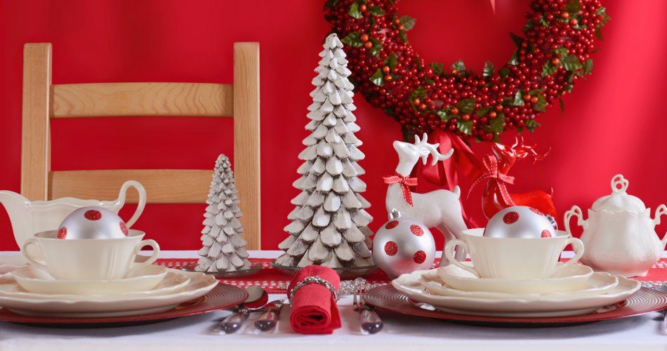 christmas decor trends - table setting